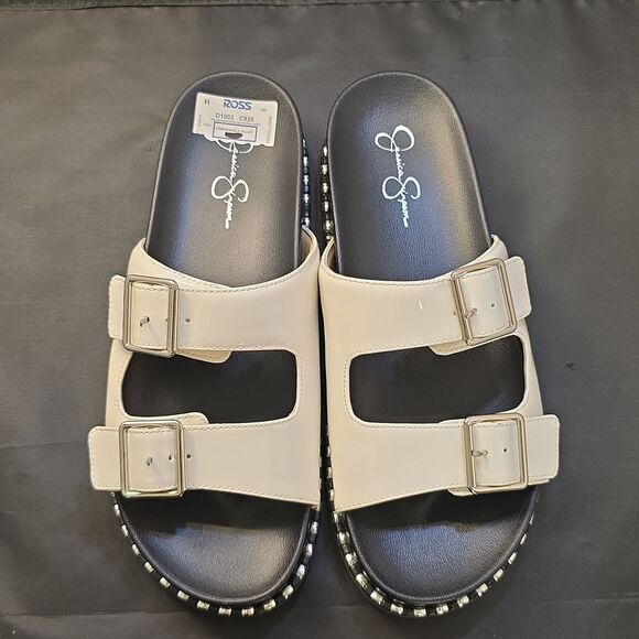 BRAND NEEW JESSICA SIMPSON WOMEN'S  DOUBLE  BUCKLE SANDALS G1 - Picture 3 of 15